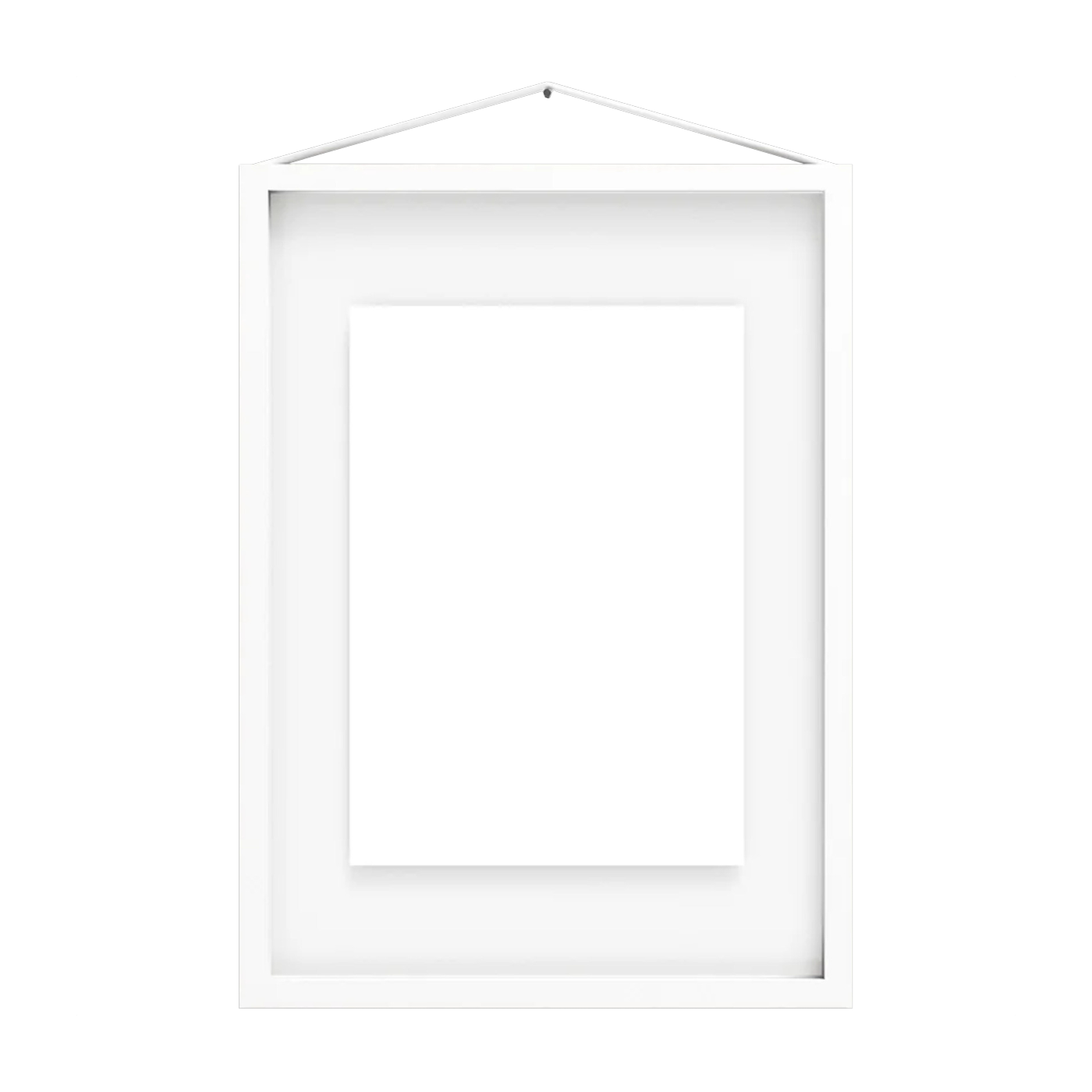 Cornice in alluminio bianco 31, 7 cm - Moebe