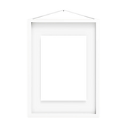 Cornice in alluminio bianco 31, 7 cm - Moebe