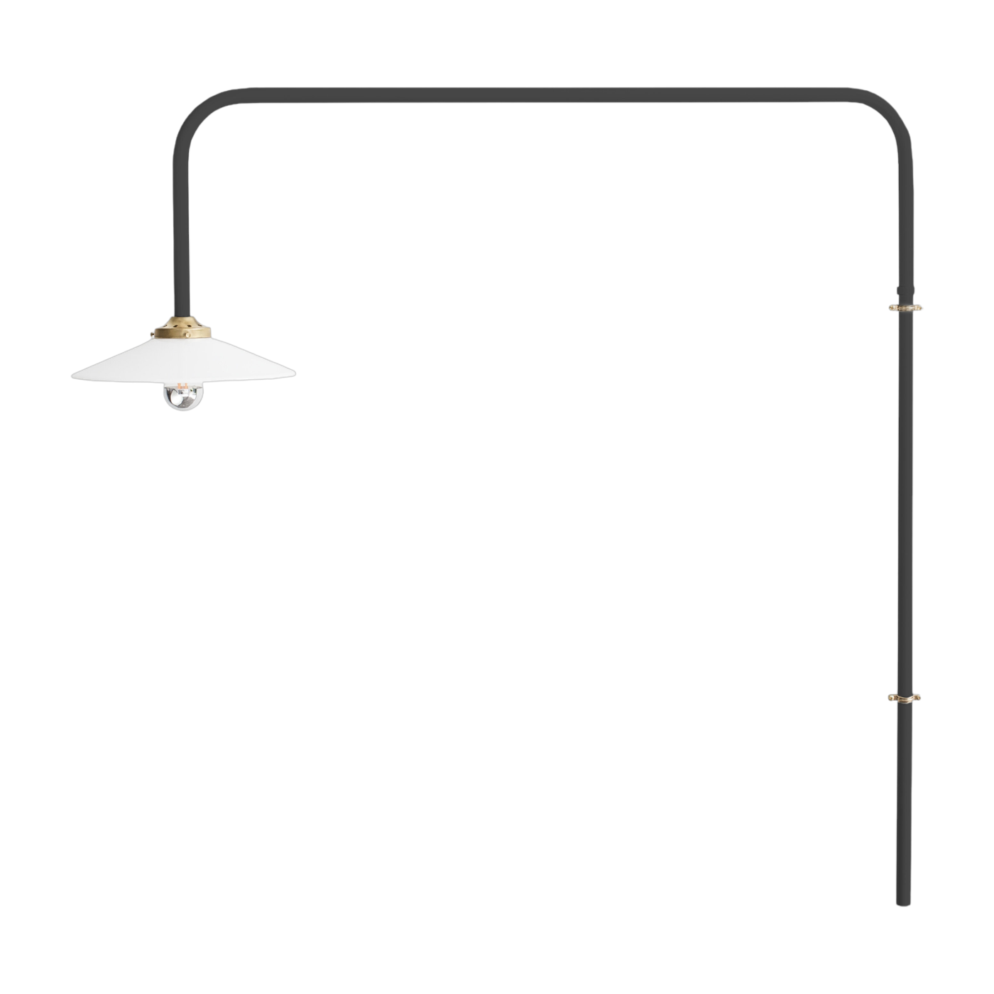 Wall lamp with black steel socket 90x25x100cm N° 5 - valerie_objects