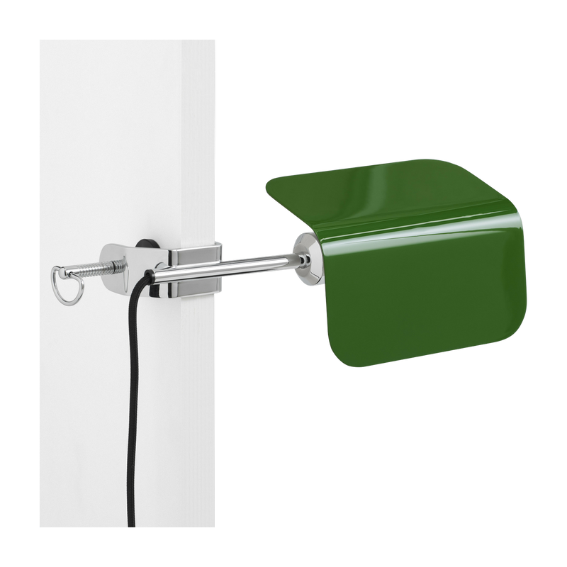 Emerald green clamp lamp Apex - HAY