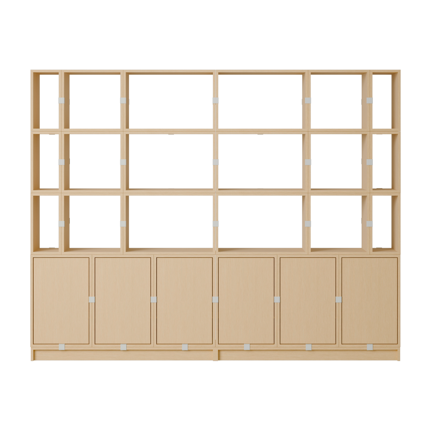 Stacked Libreria in legno mdf quercia 262x206cm Configurazione 2 - Muuto