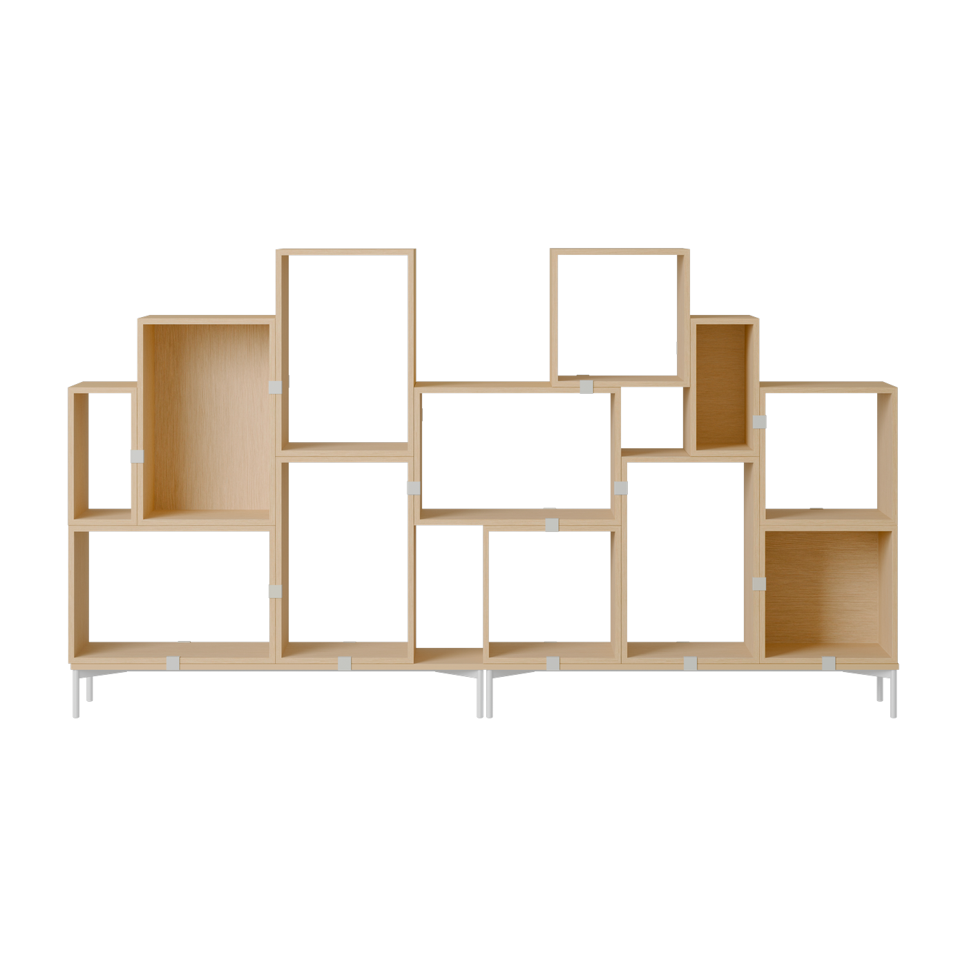 Stacked Libreria in legno mdf quercia 262x148cm Configurazione 3 - Muuto