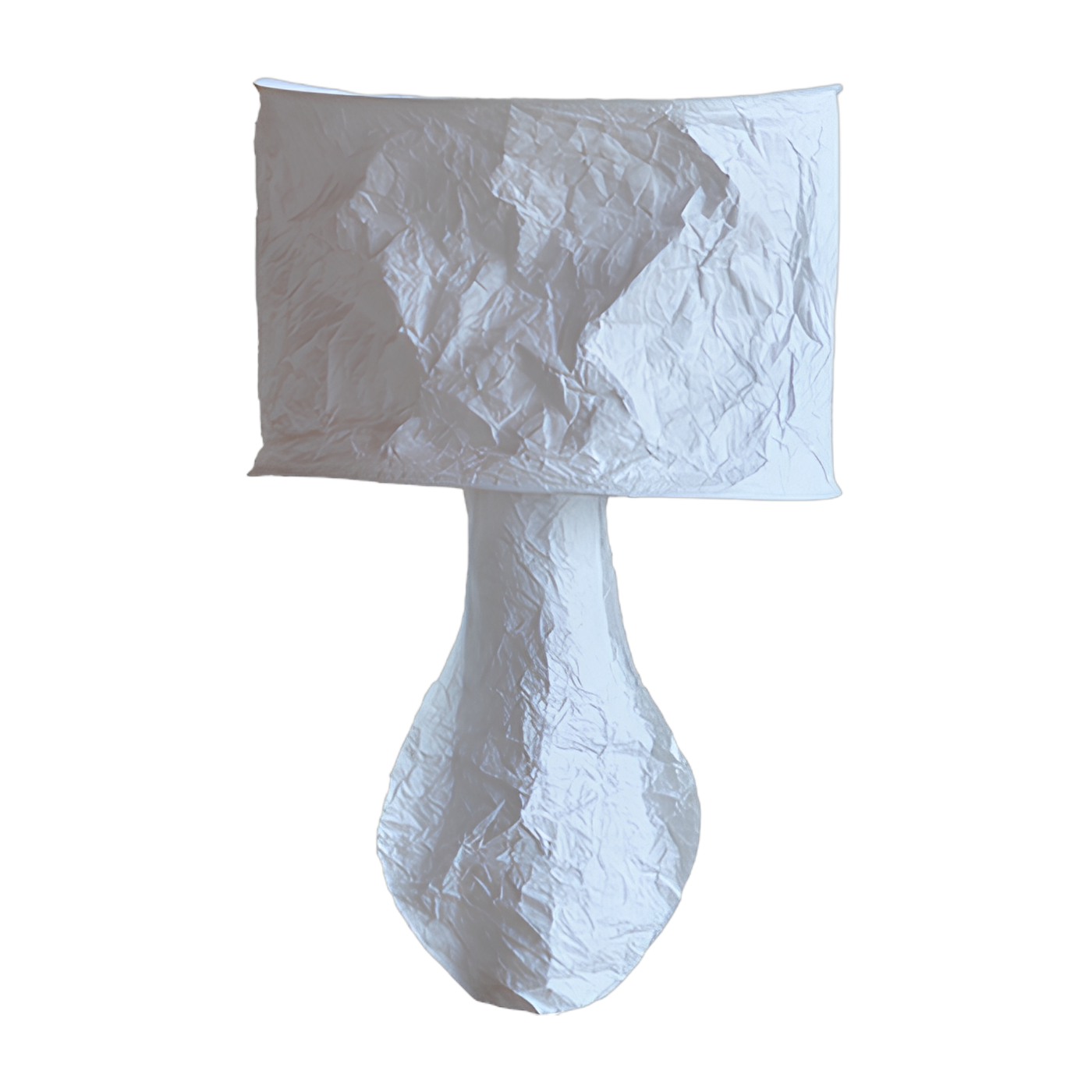 Pajama Lampada da tavolo in resina e tyvek bianco 91