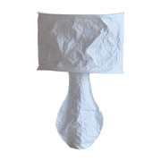 Pajama Lámpara de sobremesa de resina y tyvek blanco 91