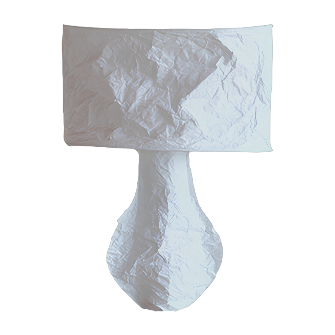 Pajama Lampada da tavolo in resina e tyvek bianco 92