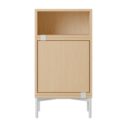 Nachttisch aus Holz mdf Eiche 44x83cm Stacked Konfiguration 2 - -. Muuto