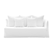 Module angle right sofa slipcover lino blanco Ghost 31 - Gervasoni