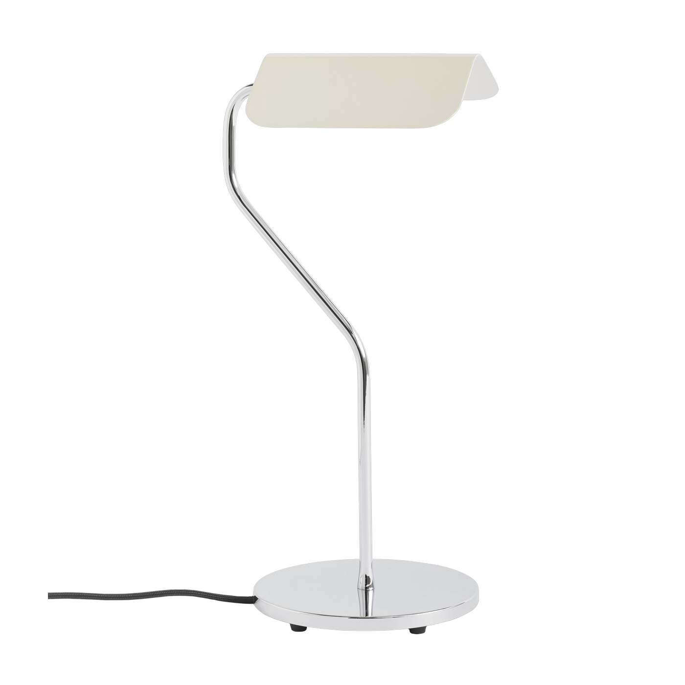Lampe de bureau base incurvée blanc oyster Apex - HAY