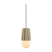 Pistachio ceramic hanging lamp 10x12, 5cm Stucco no1 - Schneid Studio