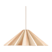 Natural wood hanging lamp 49, 5x17, 5cm Stratus - Schneid Studio