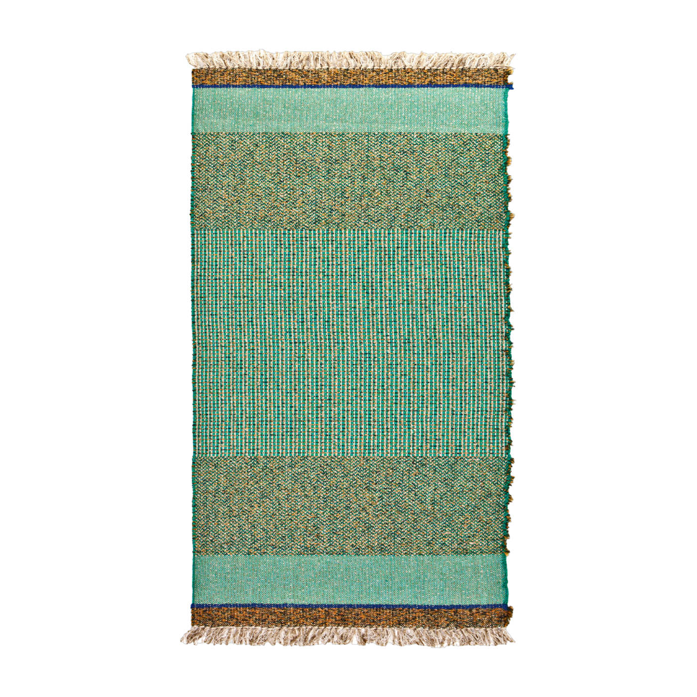 Rectangular green jute outdoor rug 170x300cm Eco 02 - Gervasoni