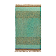 Alfombra rectangular de exterior en yute verde 170x300cm Eco 02 - Gervasoni