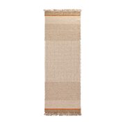 Rectangular white jute outdoor rug 80x240cm Eco 01 - Gervasoni