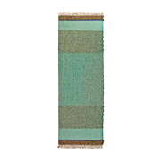 Rectangular outdoor rug in green jute 80x240cm Eco 01 - Gervasoni