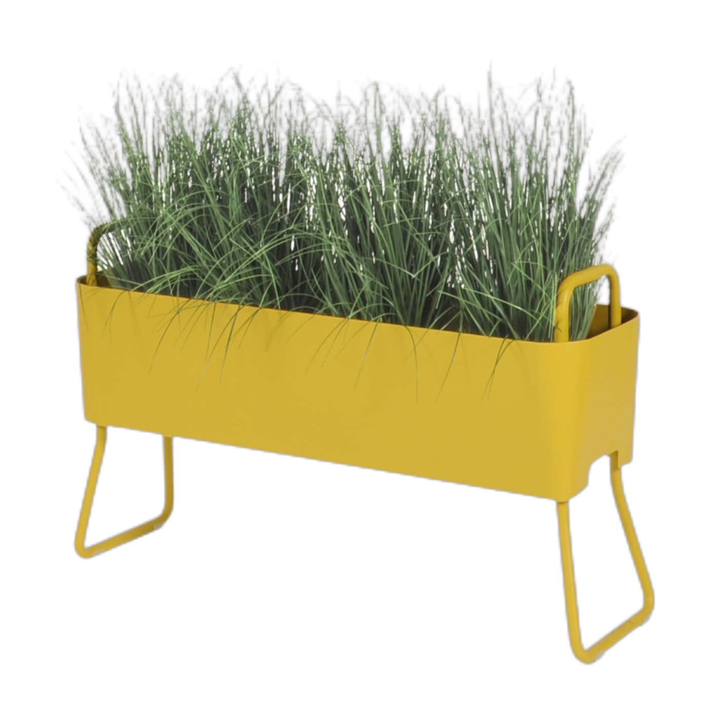 Aluminum mustard planter 100x46x29cm Greens Mini - Maiori
