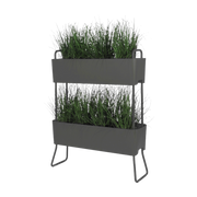 charbon Jardinera de aluminio 100x120x29cm Greens Duo - Maiori