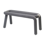 Banc gris foncé 100cm Bold - Moustache