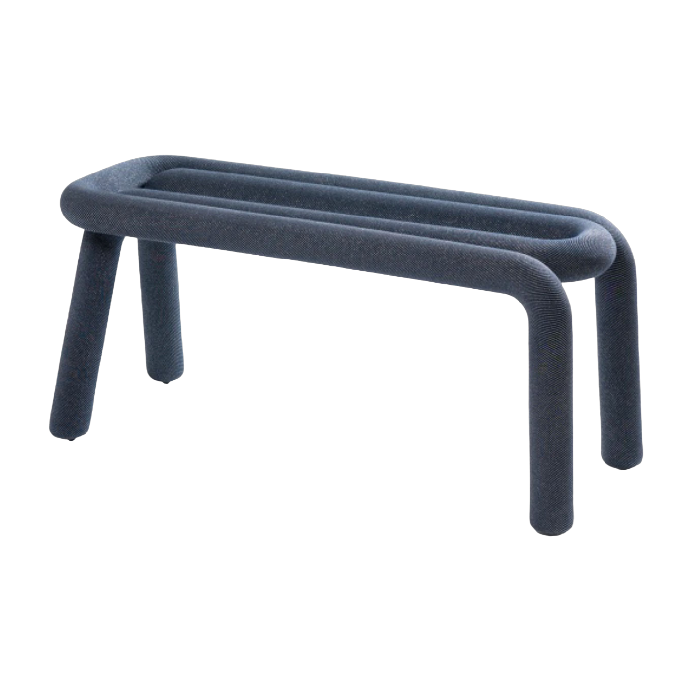 Banc bleu scintillant 100cm Bold - Moustache