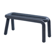 Bank blau glitzernd 100cm Bold -. Moustache