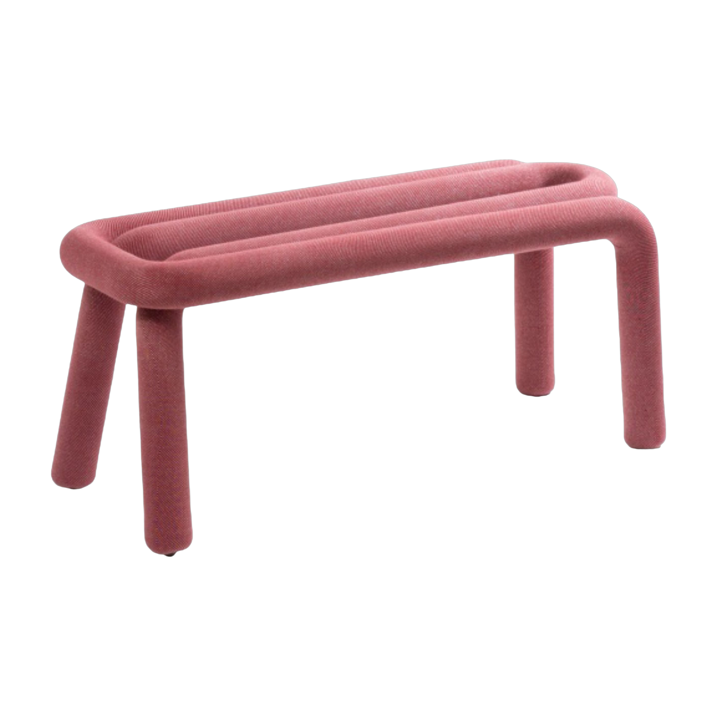 Banc rouge scintillant 100cm Bold - Moustache