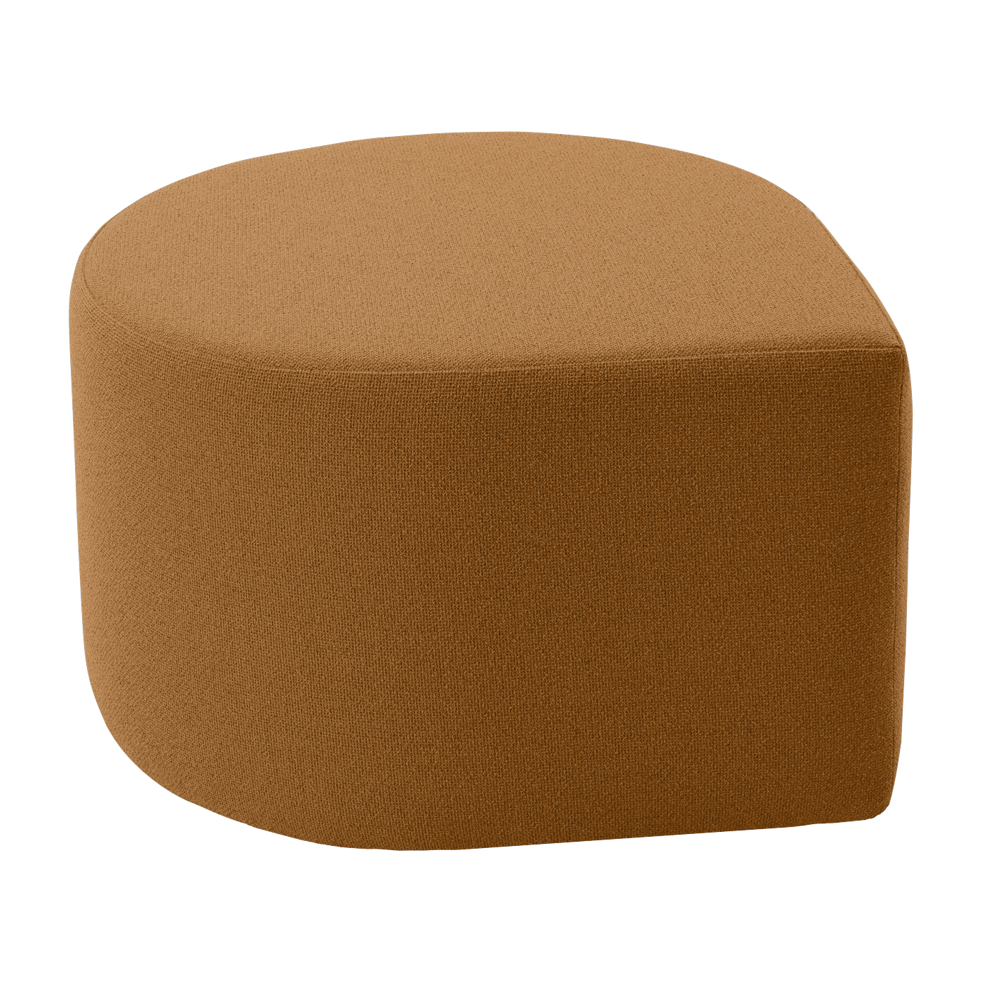 Sitzsack aus bernsteinfarbenem Bouclé 70x60 cm Stilla -. AYTM