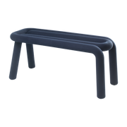 Dark blue bench 100cm Bold - Moustache