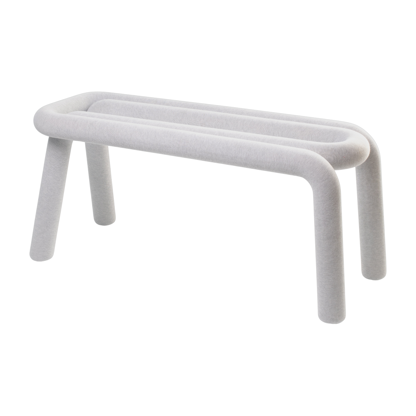 Banc gris clair 100cm Bold - Moustache