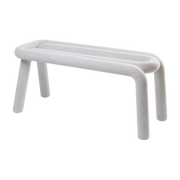 Banc gris clair 100cm Bold - Moustache