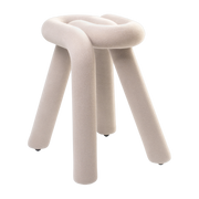Tabouret gris scintillant 46,5cm Bold - Moustache