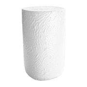 Table basse en céramique blanc brillant 42cm Touch 1 - Moustache