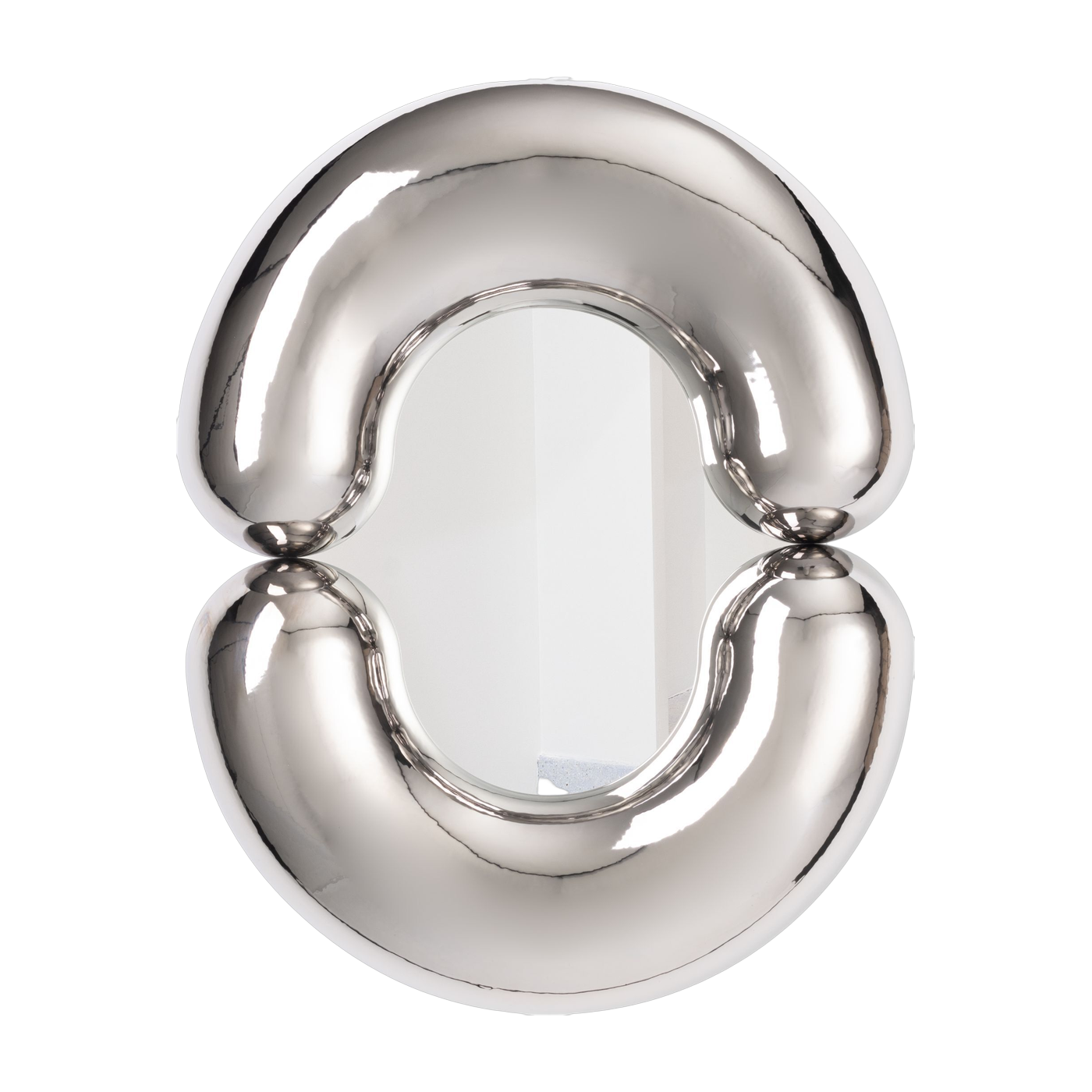 Spiegel design aus Keramik platinum 70cm Zodiac - - Moustache
