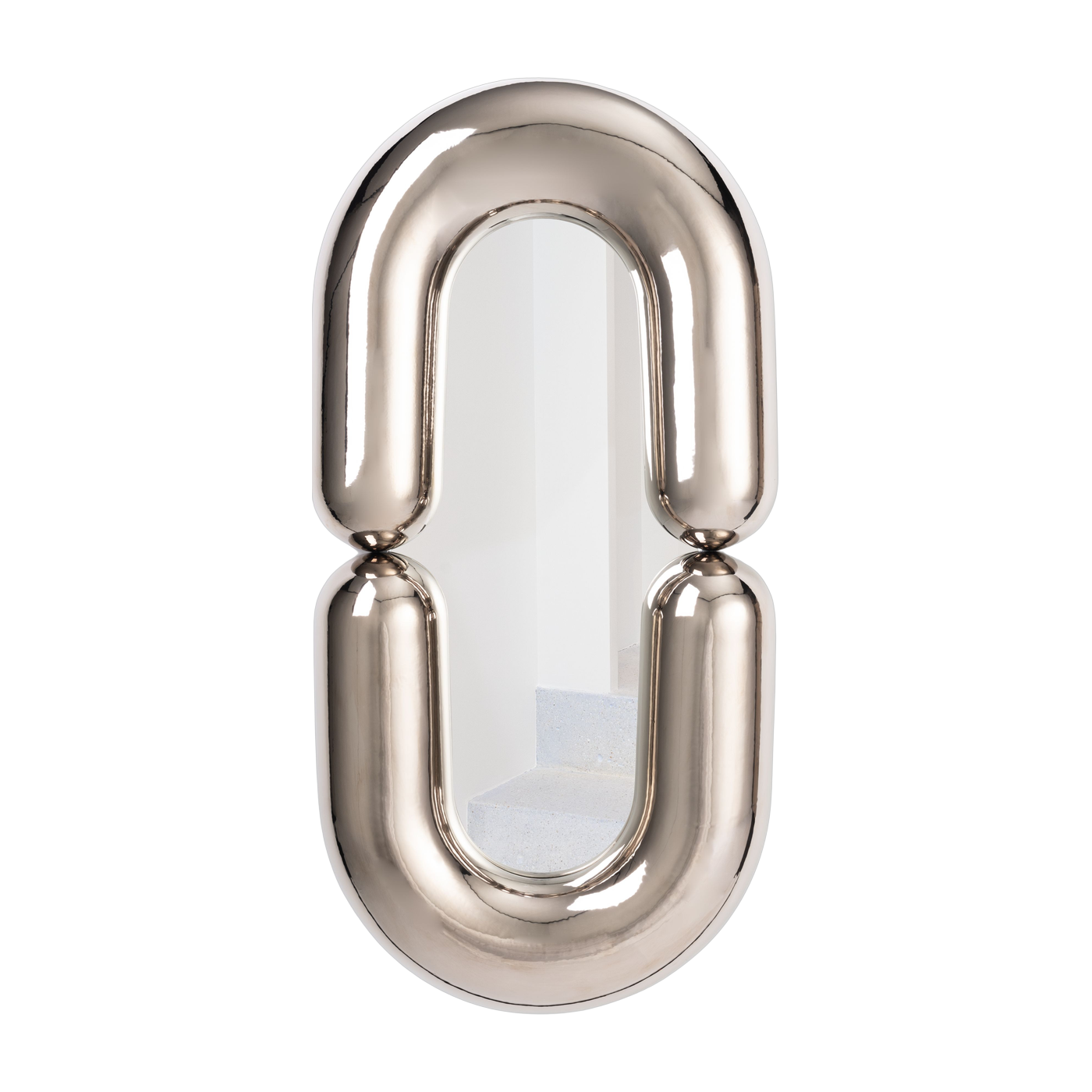 Spiegel design aus Platinum-Keramik 110cm Zodiac -. Moustache