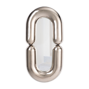 Mirror design in platinum ceramic 110cm Zodiac - Moustache