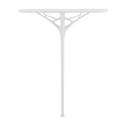 White thermoplastic console table 57x88cm A. I - Kartell