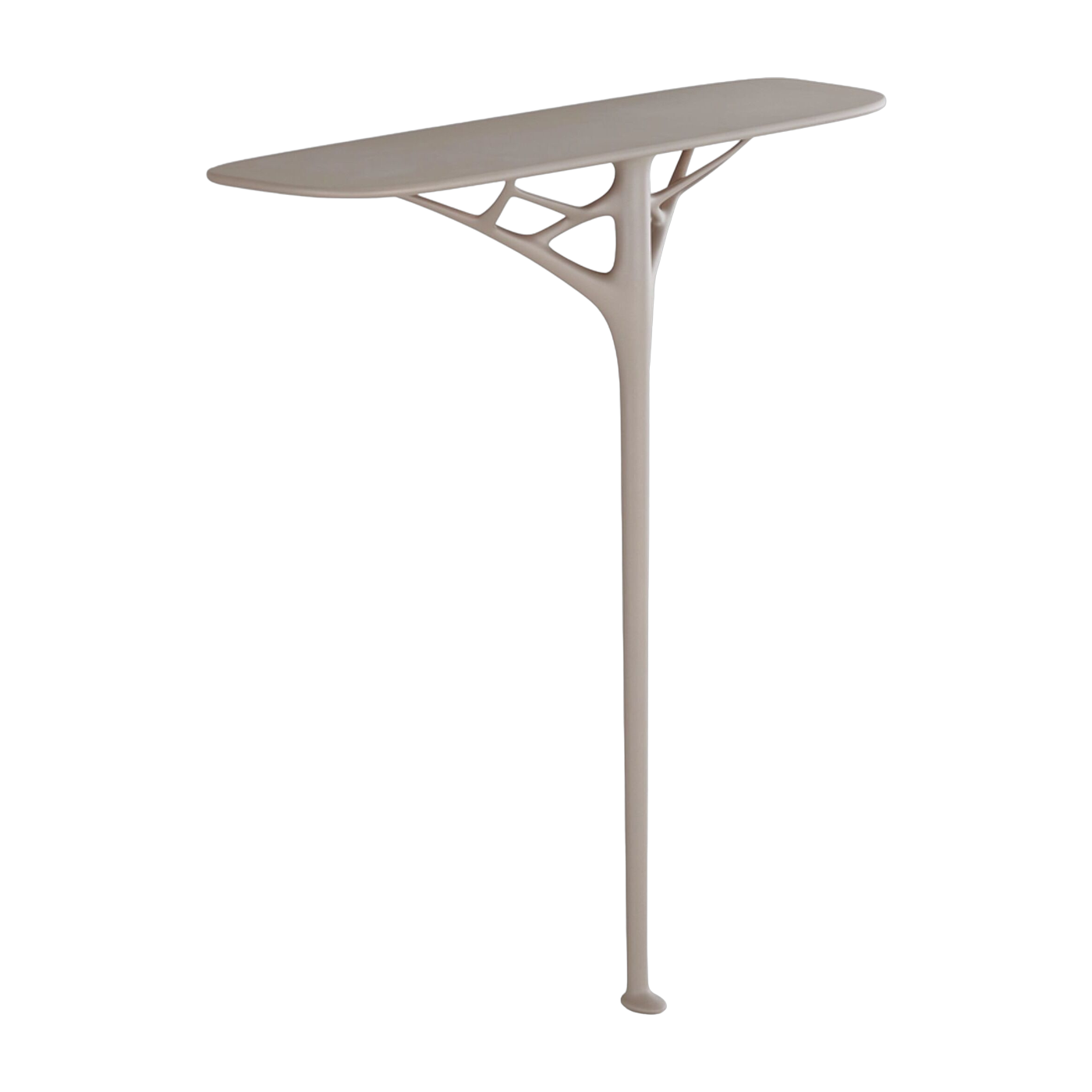 Console en thermoplastique gris 57x88cm A.I - Kartell