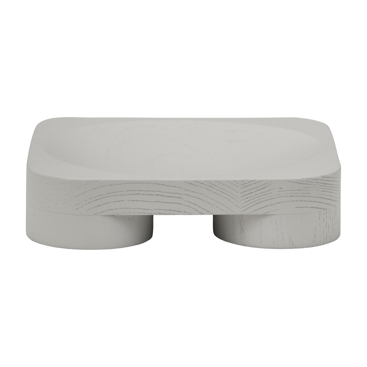 Chub, ciotola quadrata in frassino laccato grigio 23x23cm - Normann copenhagen