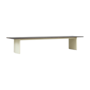Panel dark brown and cream pine dining table 100x420cm - Normann Copenhagen