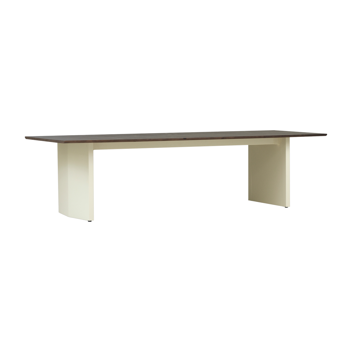 Mesa de comedor Panel de pino marrón oscuro y crema 90x300cm - Normann Copenhagen