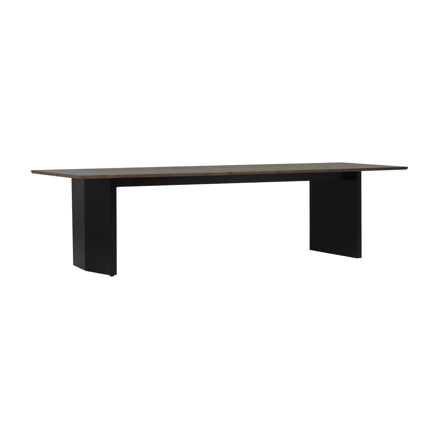 Mesa de comedor Panel de pino marrón oscuro y negro 90x300cm - Normann Copenhagen