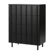 Cabinet à 4 tiroirs en chêne noir Rib - Normann Copenhagen