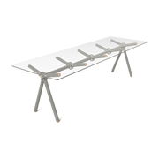 Andamio Galaxie y mesa de comedor de cristal 250cm Clavex - Maximum