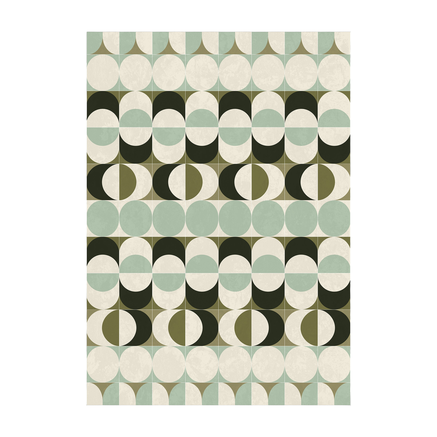 Water green rug vinyle 200x140cm Bulb - Edito