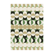 Tapis en vinyle olive et beige 200x140cm Bulb - Edito