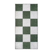 vinyle Tappeto in verde 140x70cm Damier - Edito