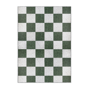 vinyle Tappeto in verde 200x140cm Damier - Edito
