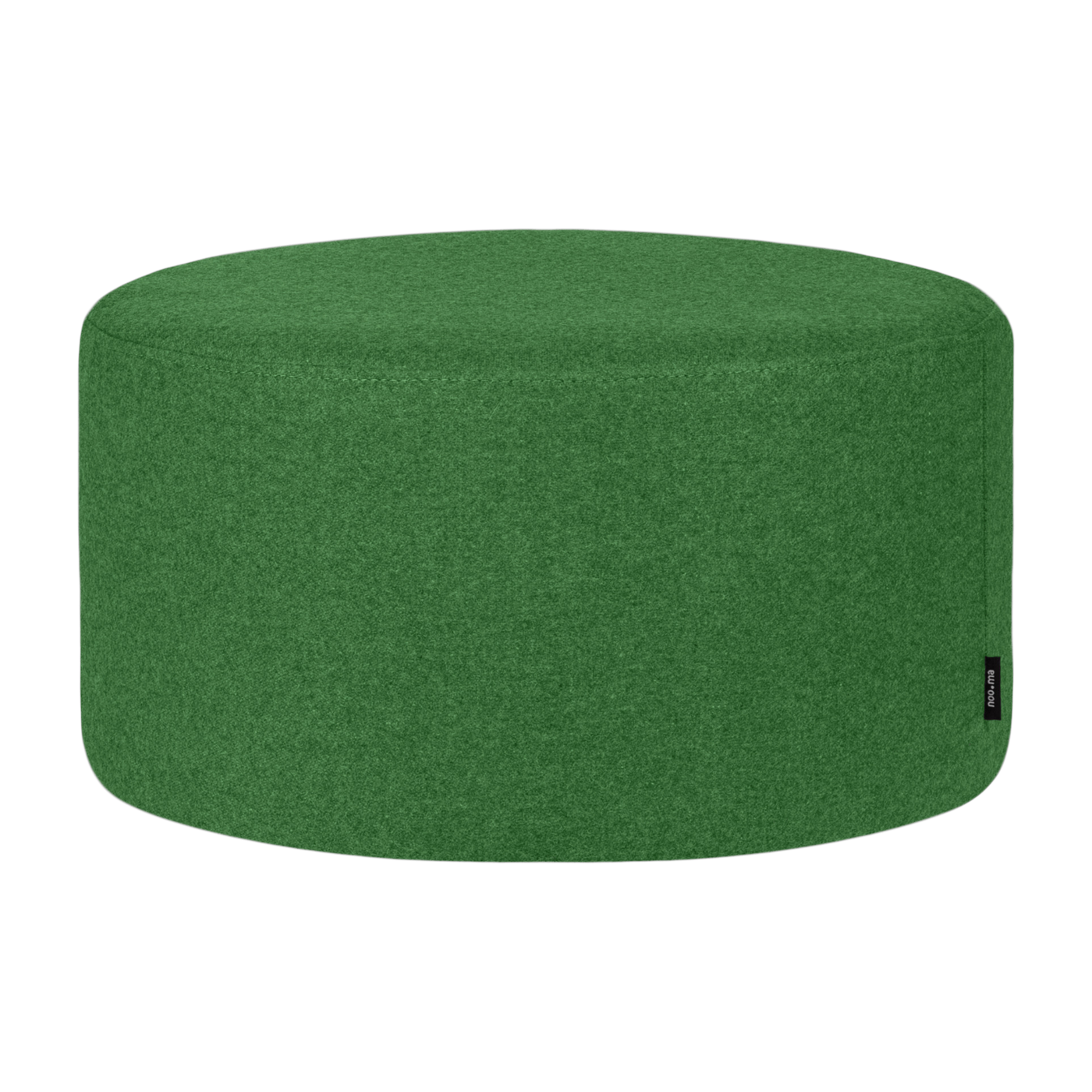 mousse Folk Pouf in lana verde 25 cm - noo. ma