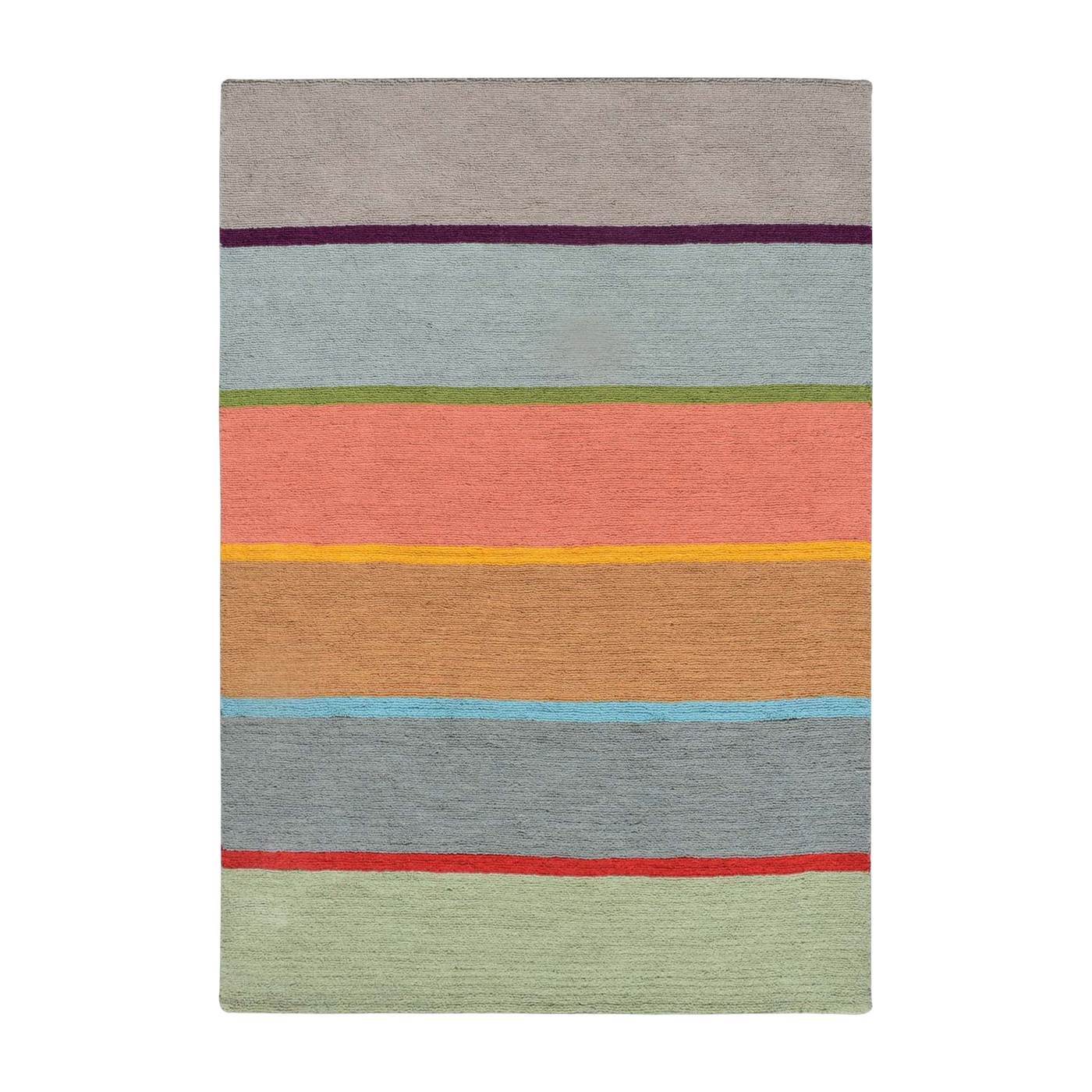 Tapis rectangulaire en laine multicolore 160x230cm Cambridge - Remember