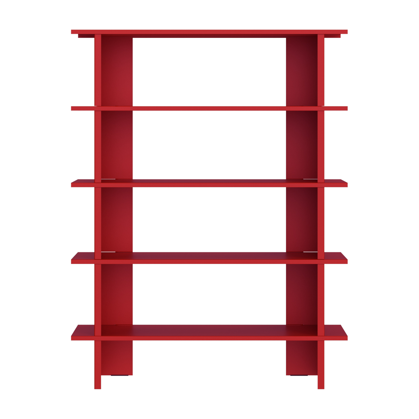 Libreria in acciaio rosso pomodoro 156cm Hes - noo. ma