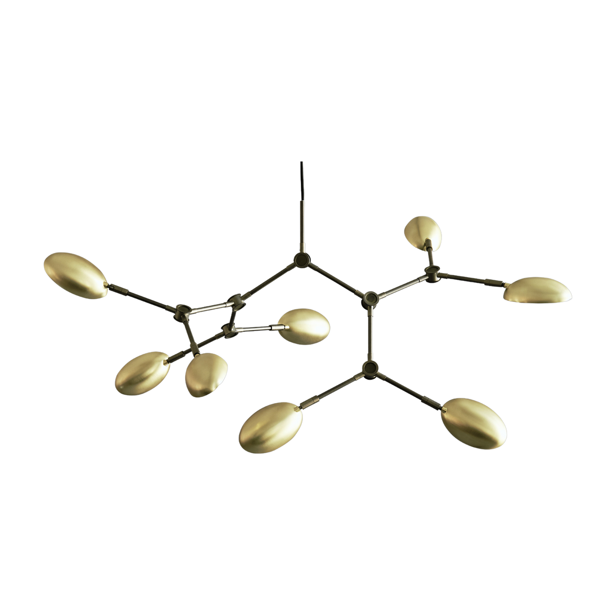Drop mini Lámpara de suspensión de hierro con 8 esferas doradas Chandelier - 101 Copenhagen