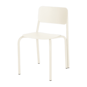 Chaise de jardin en acier piazza beige 72,8cm Kei - noo.ma